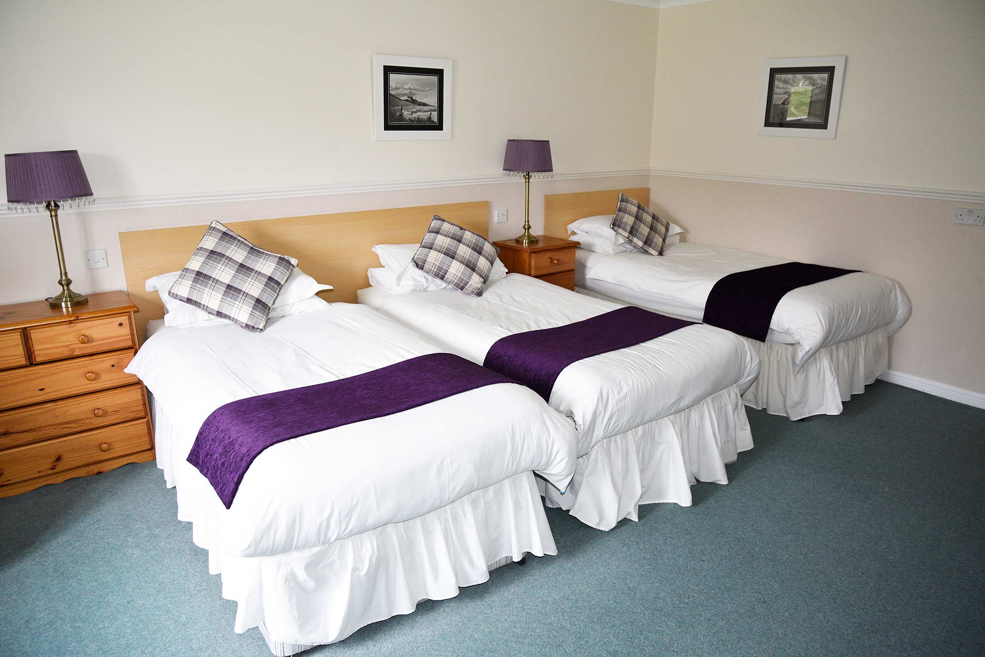 Our Triple room in Portree